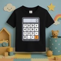 Funny Accountant Halloween Costume Outfit Math Calculator Toddler T-Shirt thumb 3