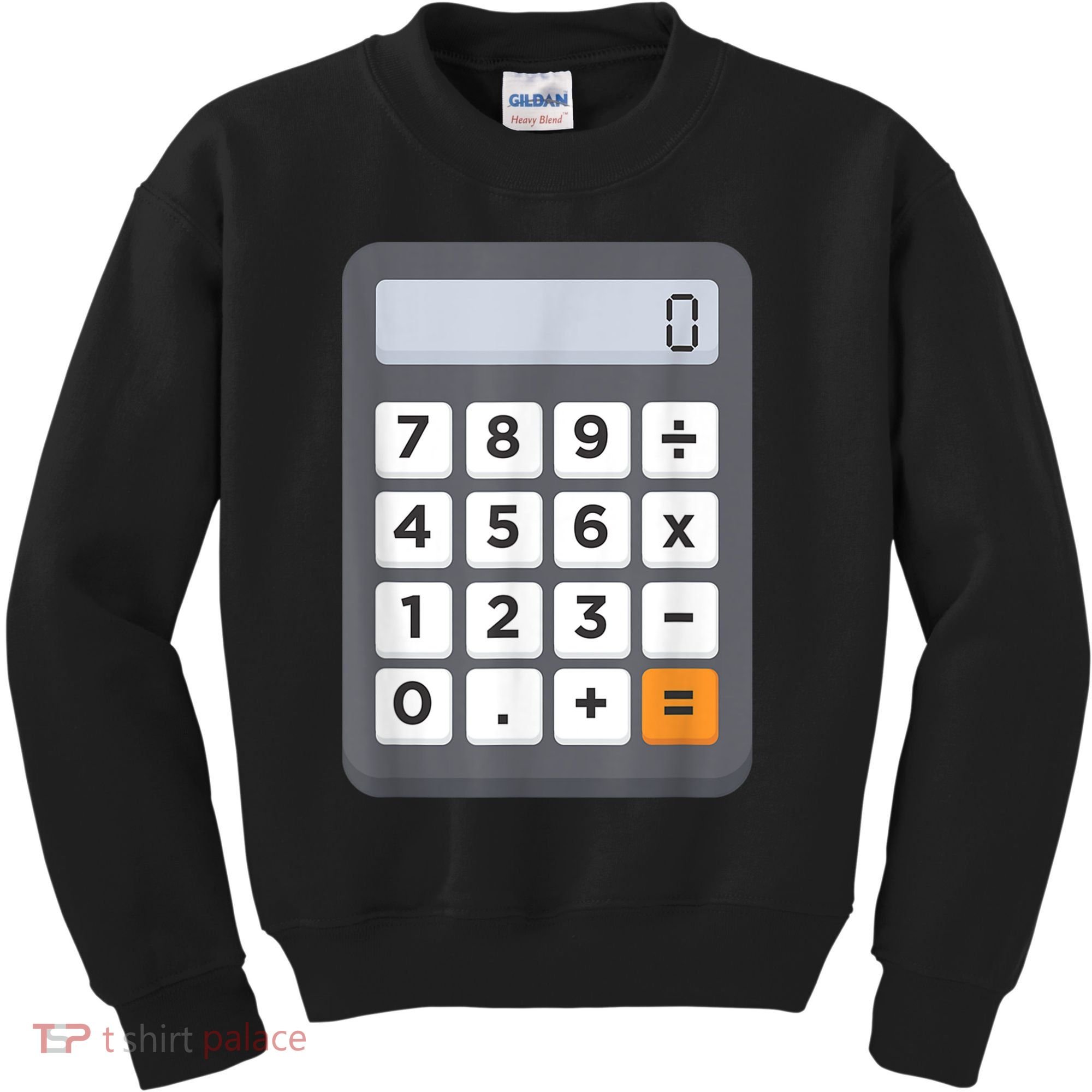 Funny Accountant Halloween Costume Outfit Math Calculator Kids Sweatshirt