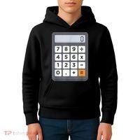 Funny Accountant Halloween Costume Outfit Math Calculator Kids Hoodie thumb 4