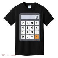 Funny Accountant Halloween Costume Outfit Math Calculator Kids T-Shirt thumb 0
