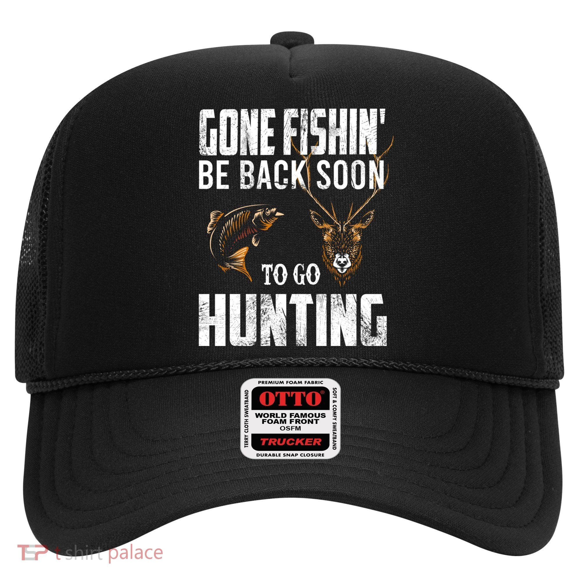 Fishing And Hunting Funny Fish Deer Hunter Gag Gift Gift Hat