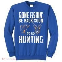Fishing And Hunting Funny Fish Deer Hunter Gag Gift Gift Sweatshirt thumb 0