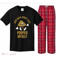 Funny Adult Humor Meme Kids Plaid Pajama Set thumb 0