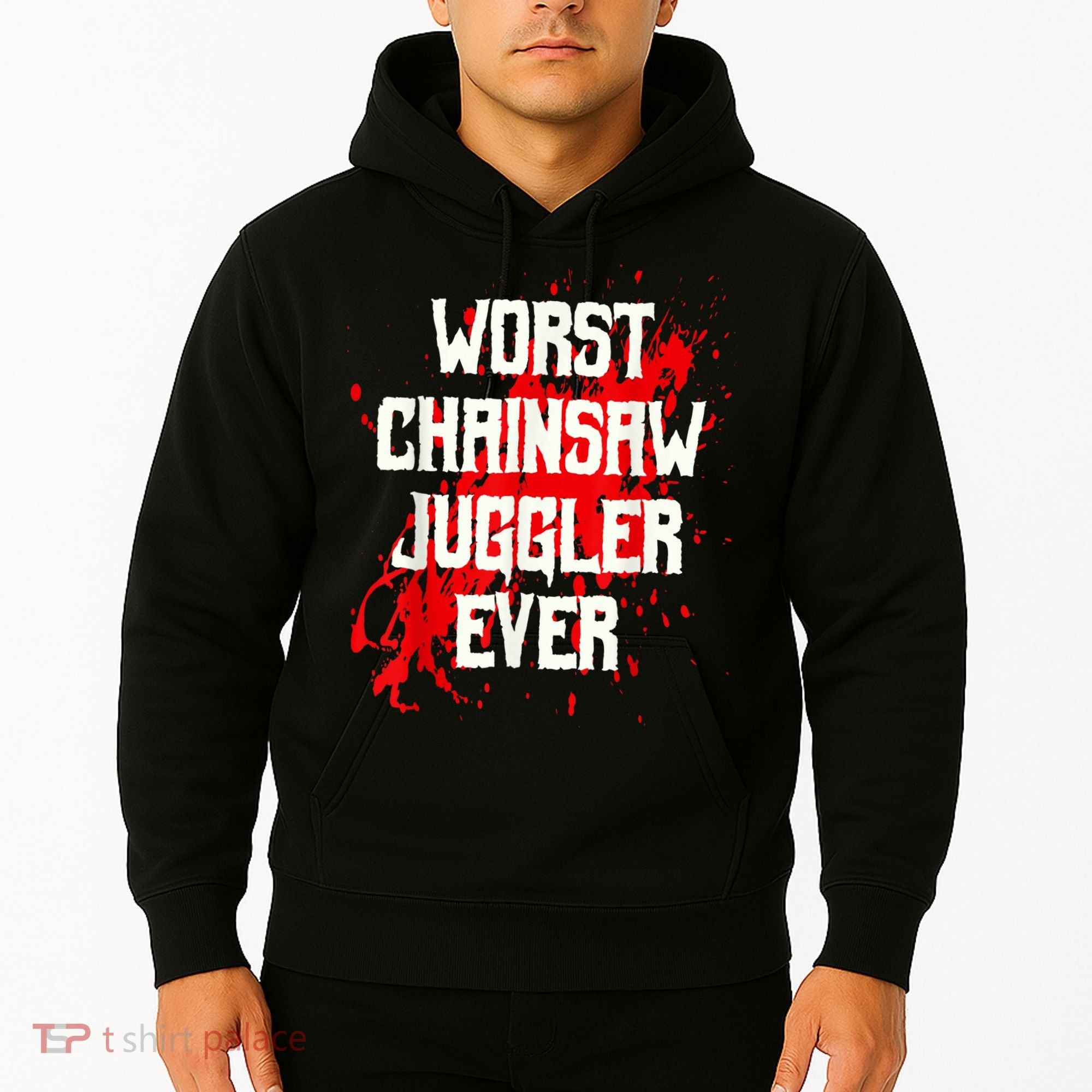 Funny Ampu Hand Arm Amputation Worst Chainsaw Juggler Hoodie