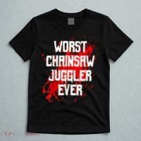 Funny Ampu Hand Arm Amputation Worst Chainsaw Juggler T-Shirt thumb 5