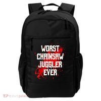 Funny Ampu Hand Arm Amputation Worst Chainsaw Juggler Backpack thumb 0