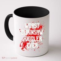Funny Ampu Hand Arm Amputation Worst Chainsaw Juggler Coffee Mug thumb 0