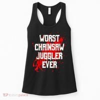 Funny Ampu Hand Arm Amputation Worst Chainsaw Juggler Women's Tank Top thumb 0