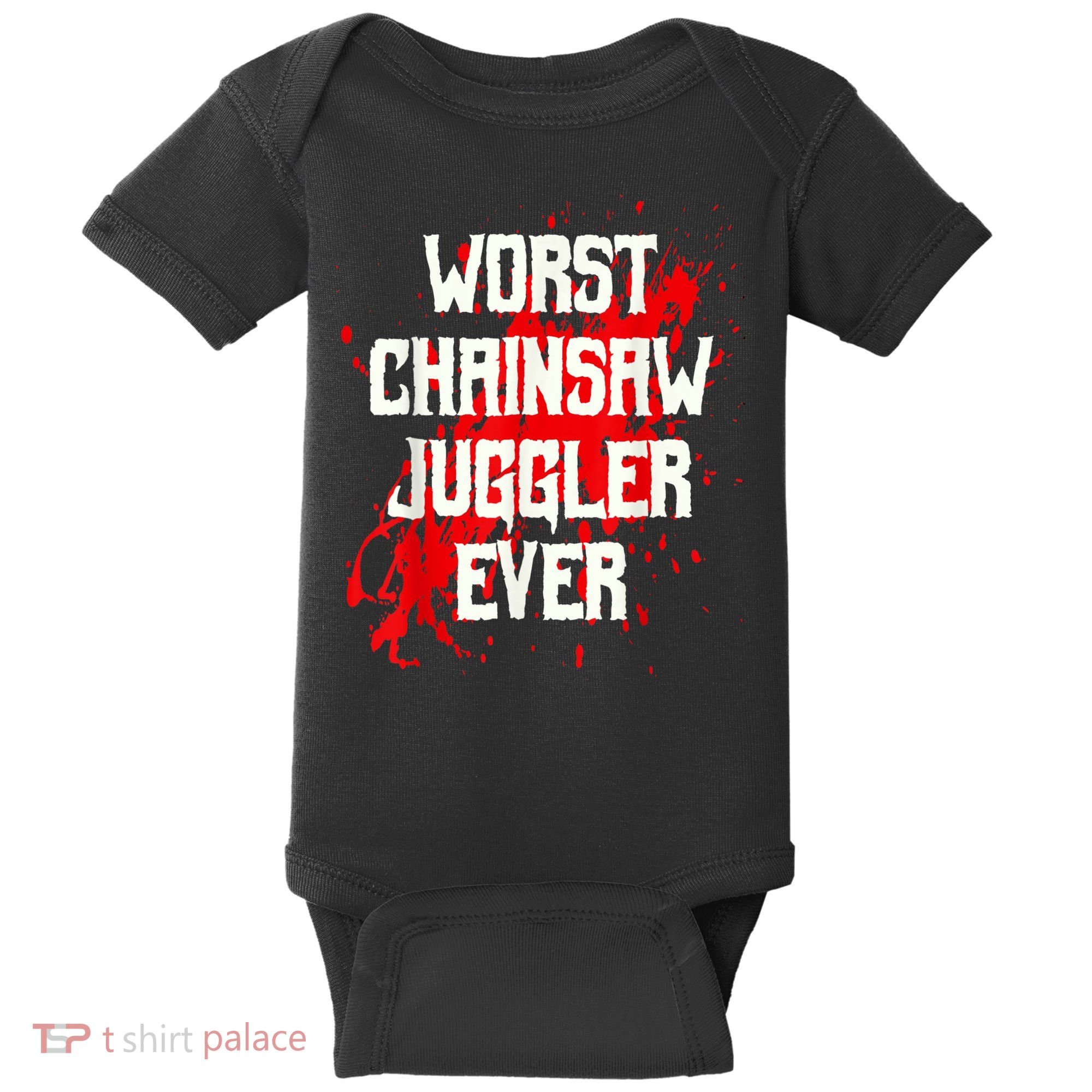 Funny Ampu Hand Arm Amputation Worst Chainsaw Juggler Baby Bodysuit