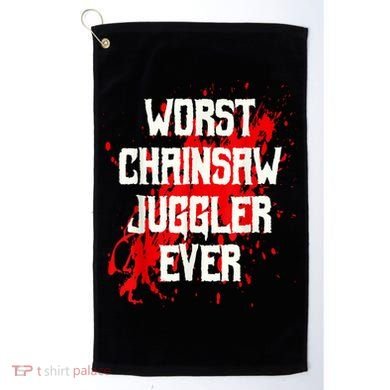 Funny Ampu Hand Arm Amputation Worst Chainsaw Juggler Golf Towel