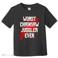 Funny Ampu Hand Arm Amputation Worst Chainsaw Juggler Toddler T-Shirt thumb 0