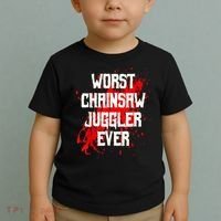 Funny Ampu Hand Arm Amputation Worst Chainsaw Juggler Toddler T-Shirt thumb 2