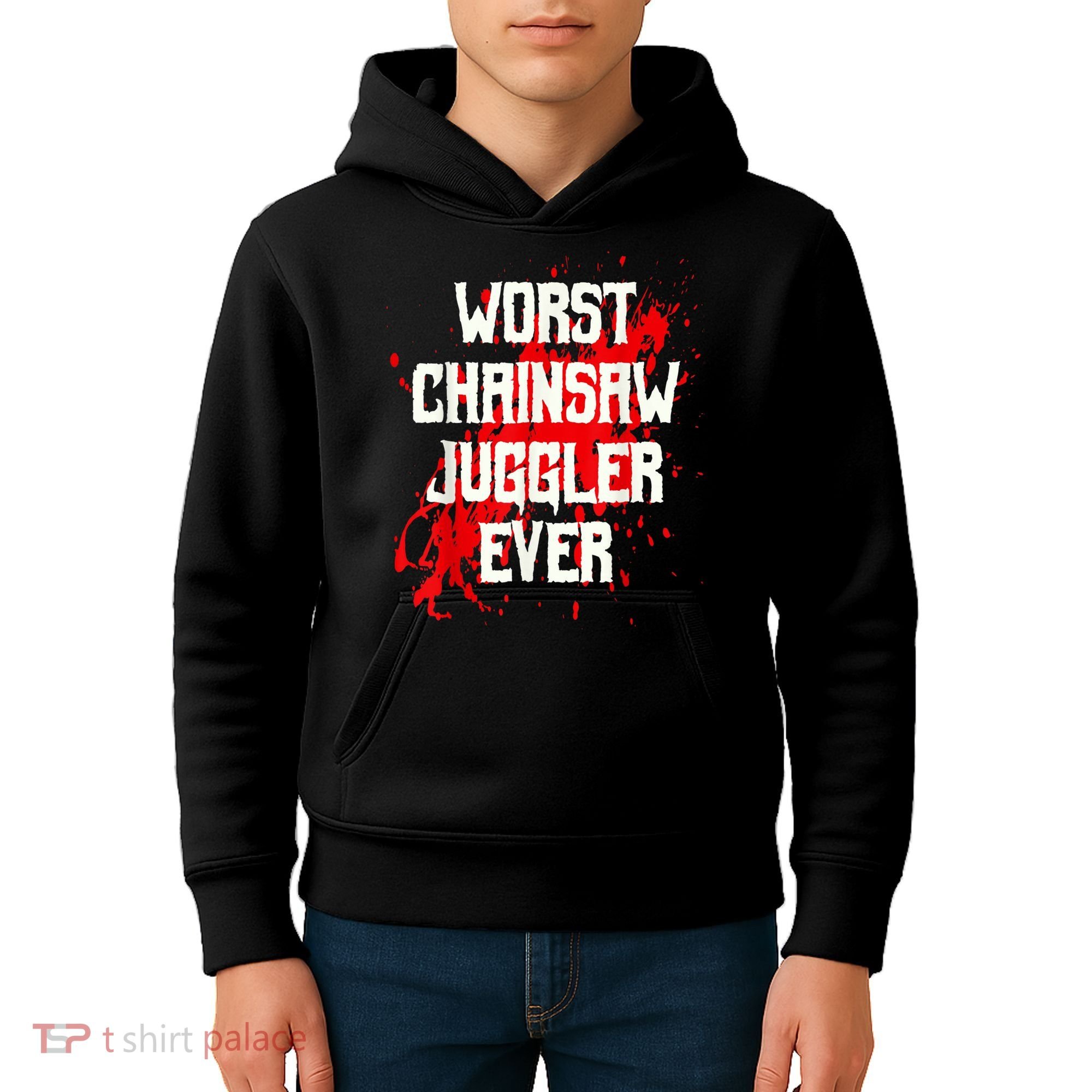 Funny Ampu Hand Arm Amputation Worst Chainsaw Juggler Kids Hoodie