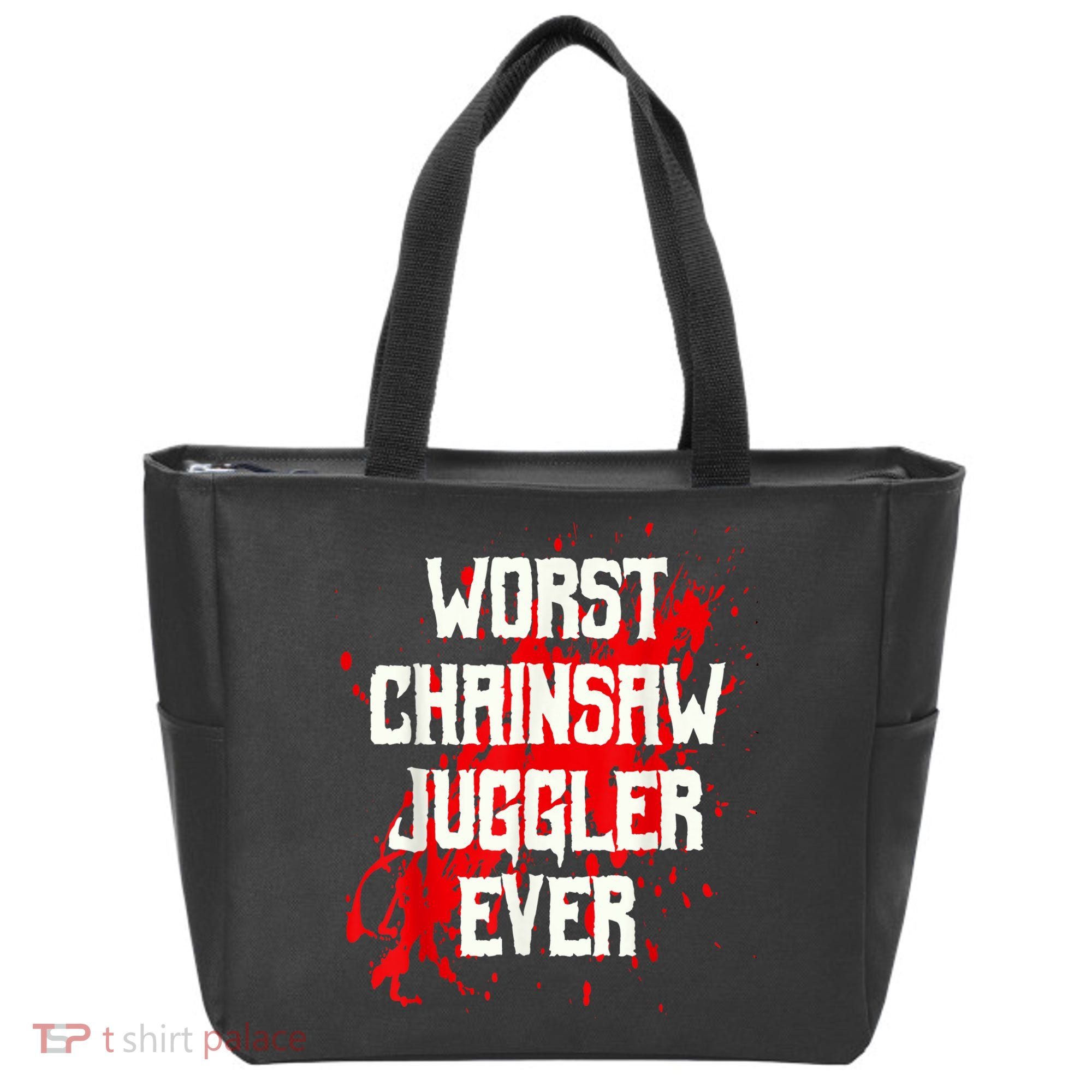 Funny Ampu Hand Arm Amputation Worst Chainsaw Juggler Tote Bag
