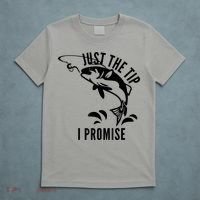 Funny Adult Humor Fishing Just The Tip T-Shirt thumb 5