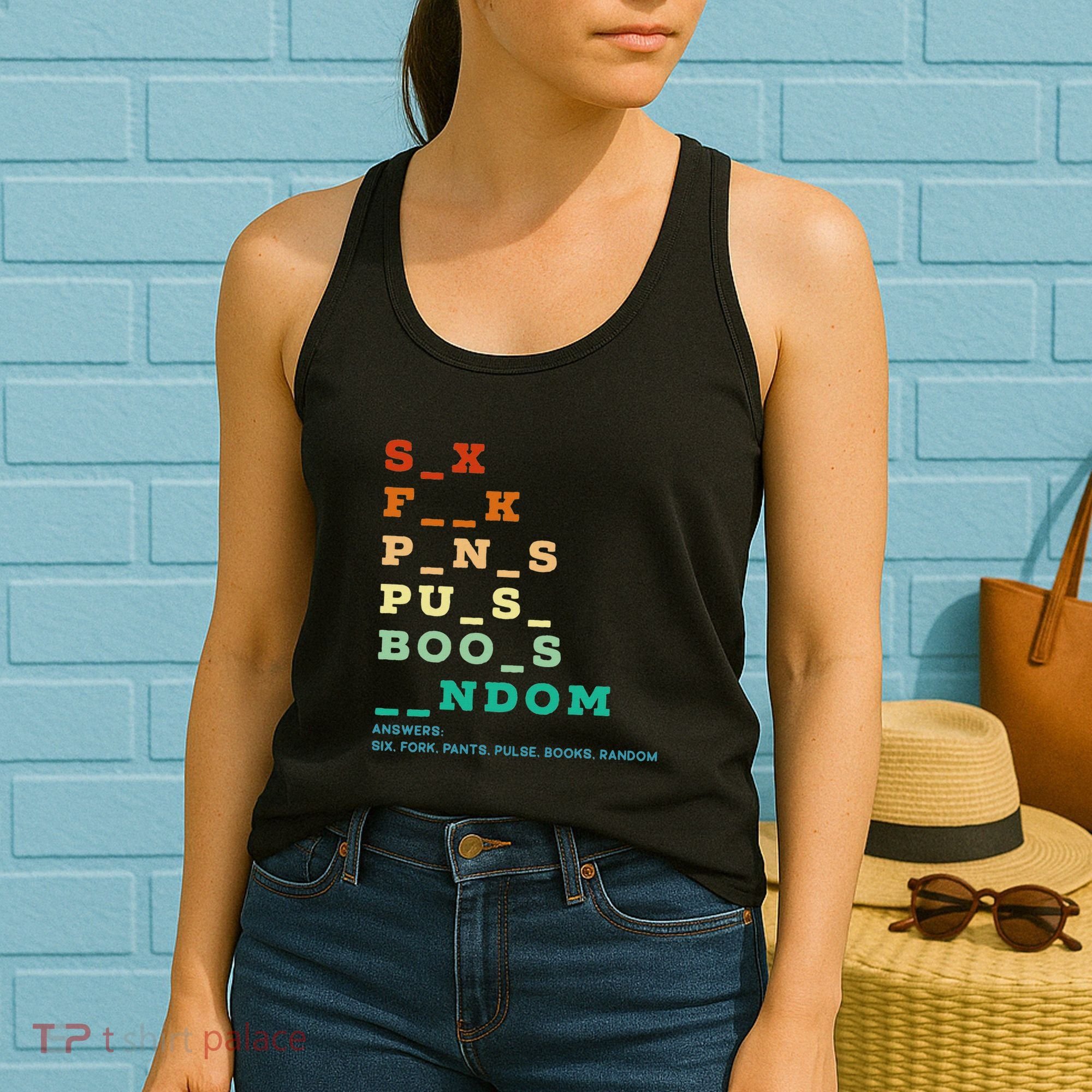 Funny Adult Humor Vulgar Dirty Jokes Sarcastic Women's Tank Top