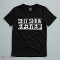 Funny Adult Humor Shit Show Supervisor Mom T-Shirt thumb 5