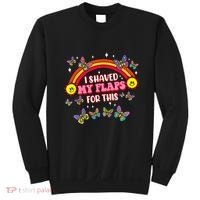 Funny Adult Humor I Shaved My Flaps For This Gift Sweatshirt thumb 0