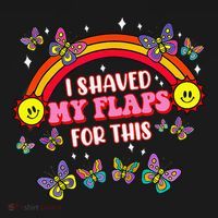 Funny Adult Humor I Shaved My Flaps For This Gift Ornament thumb 1