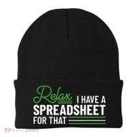 Funny Accountant I Have A Spreadsheet For That Accounting Beanie thumb 0
