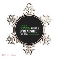 Funny Accountant I Have A Spreadsheet For That Accounting Ornament thumb 0