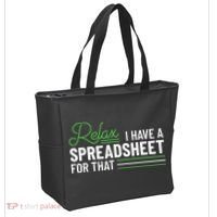 Funny Accountant I Have A Spreadsheet For That Accounting Tote Bag thumb 2