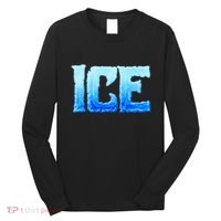Fire And Ice Funny DIY Group Couples Halloween Costume Ice Long Sleeve Shirt thumb 0