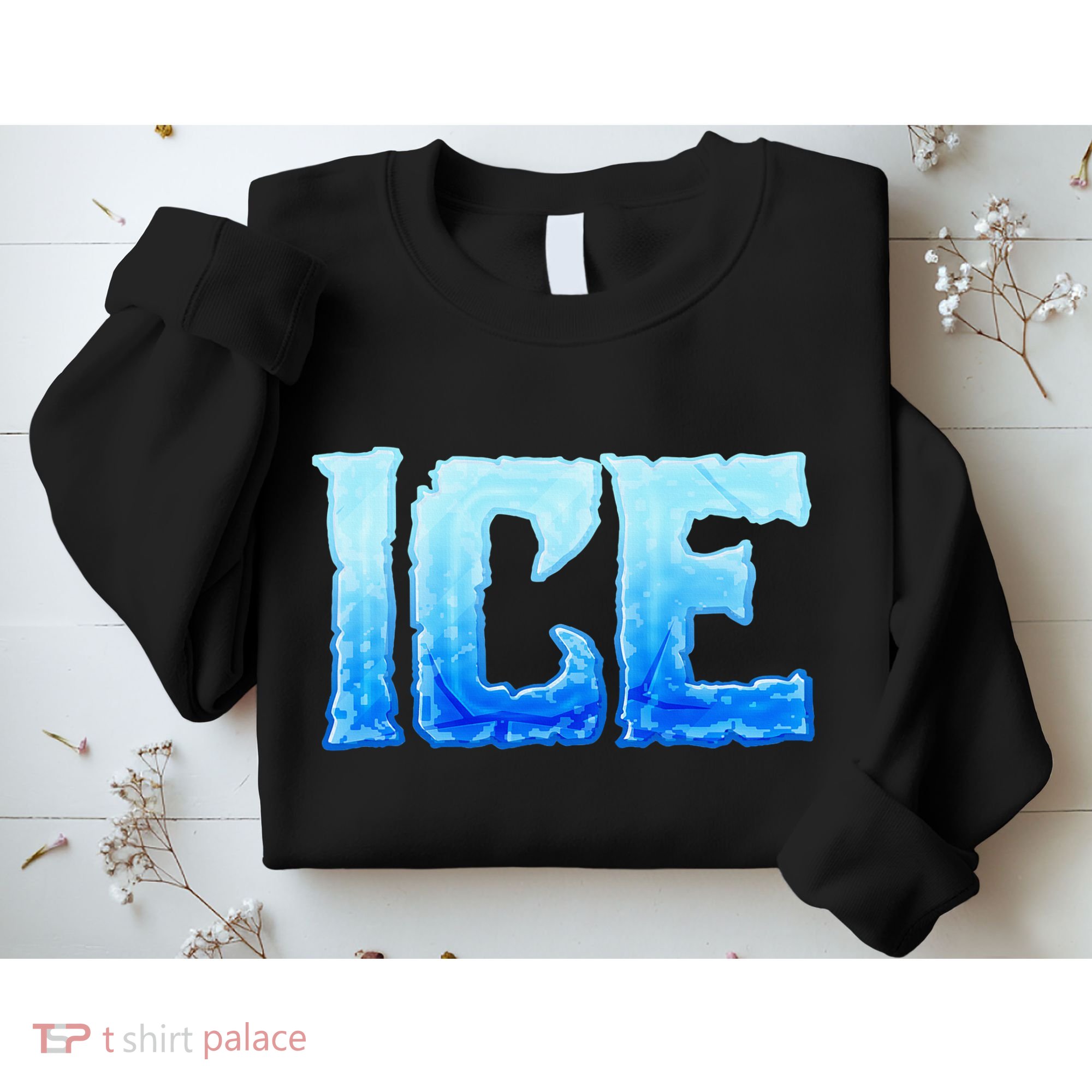 Fire And Ice Funny DIY Group Couples Halloween Costume Ice Sweatshirt