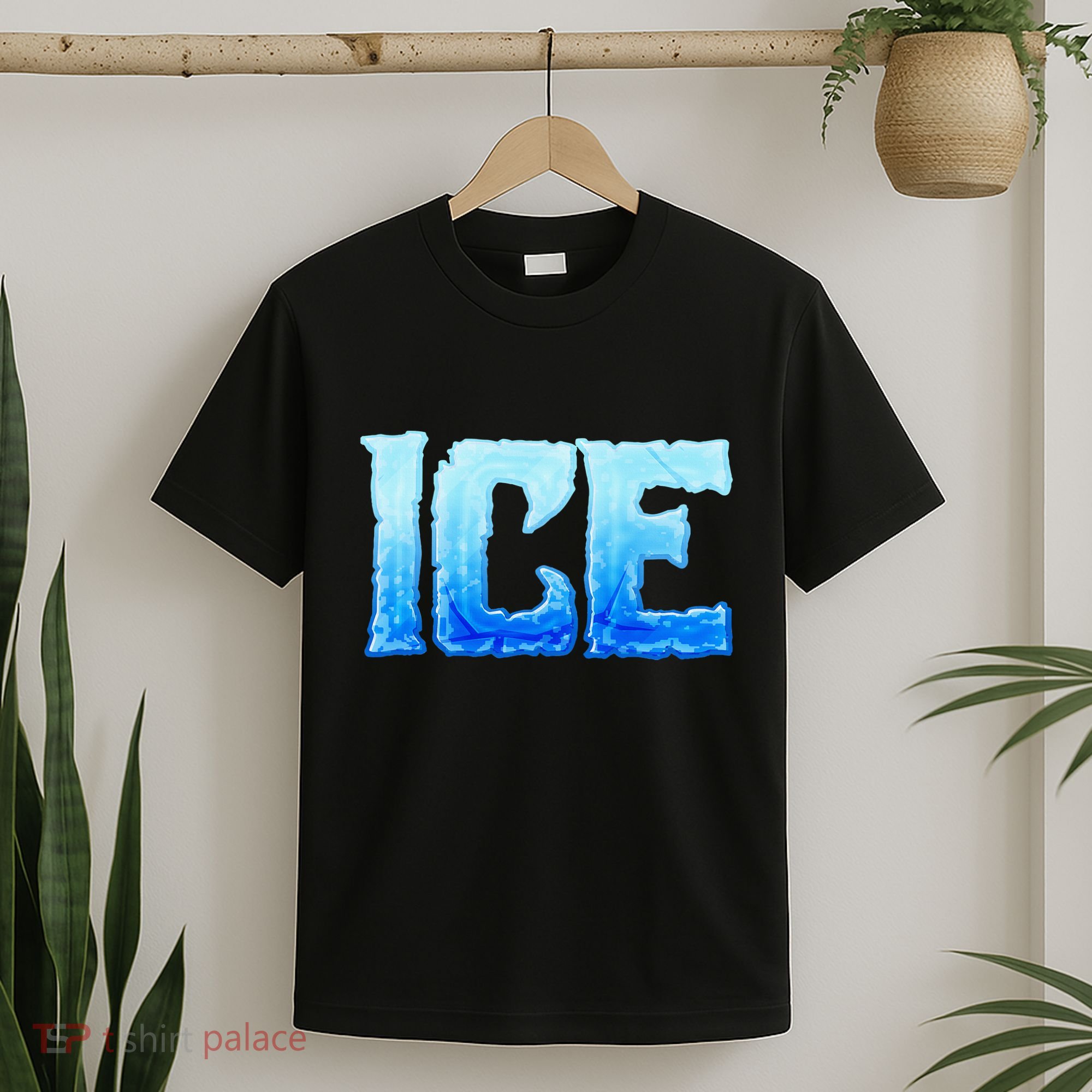 Fire And Ice Funny DIY Group Couples Halloween Costume Ice T-Shirt