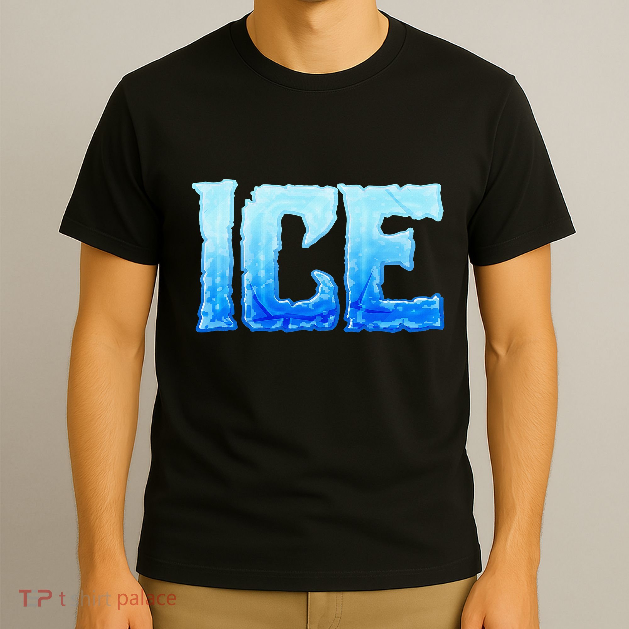 Fire And Ice Funny DIY Group Couples Halloween Costume Ice T-Shirt