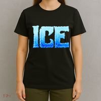 Fire And Ice Funny DIY Group Couples Halloween Costume Ice T-Shirt thumb 4