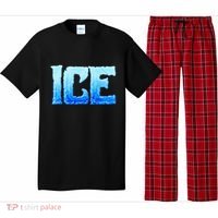 Fire And Ice Funny DIY Group Couples Halloween Costume Ice Pajama Set thumb 0