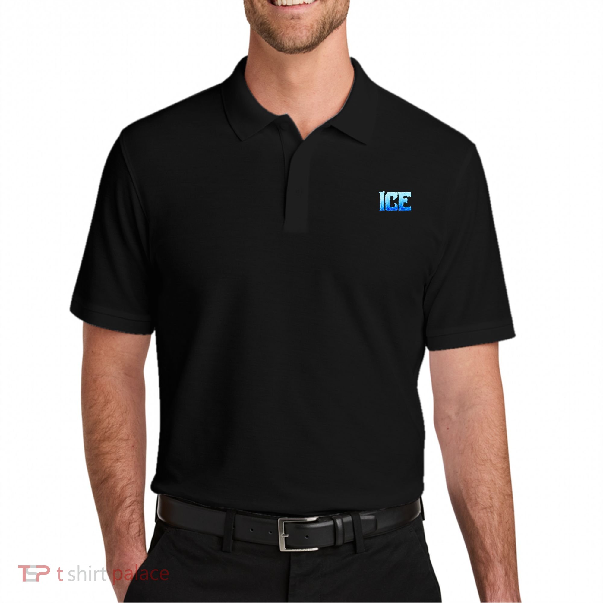 Fire And Ice Funny DIY Group Couples Halloween Costume Ice Polo