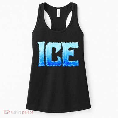 Fire And Ice Funny DIY Group Couples Halloween Costume Ice Women's Tank Top