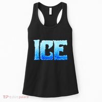 Fire And Ice Funny DIY Group Couples Halloween Costume Ice Women's Tank Top thumb 0