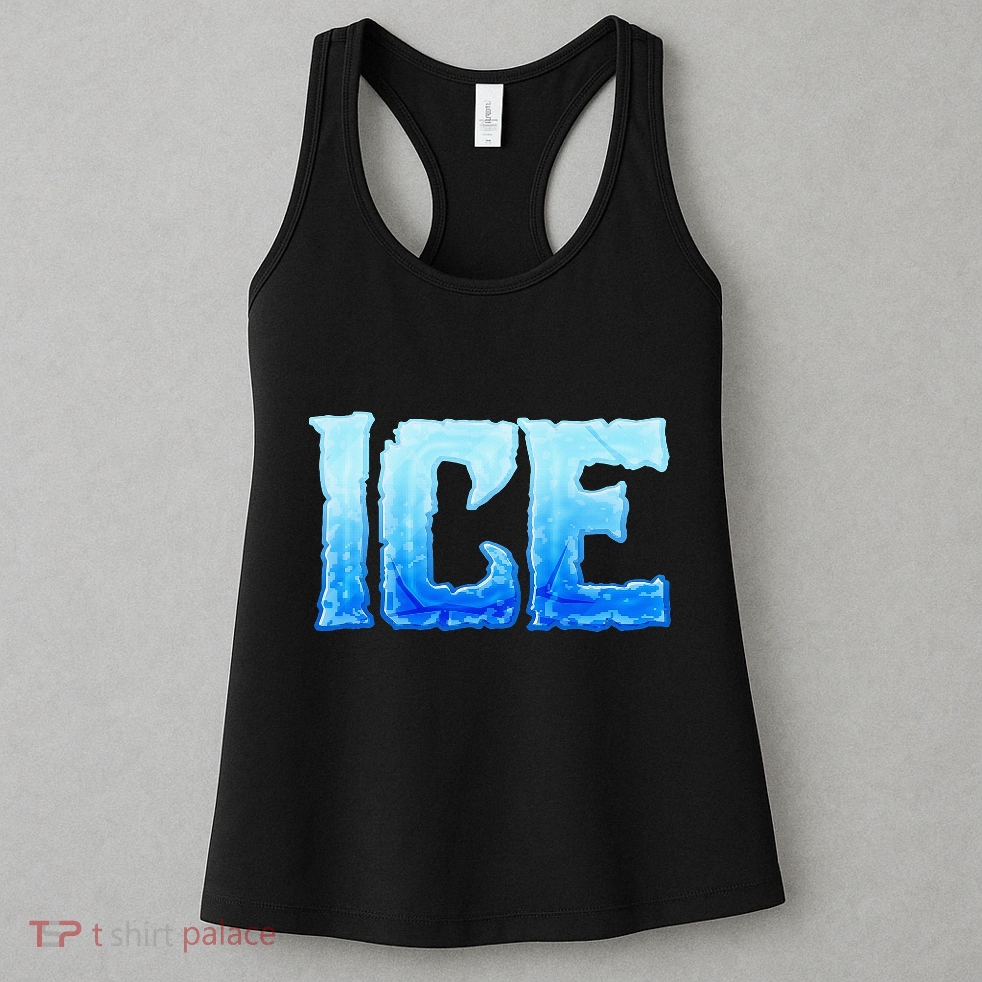 Fire And Ice Funny DIY Group Couples Halloween Costume Ice Women's Tank Top
