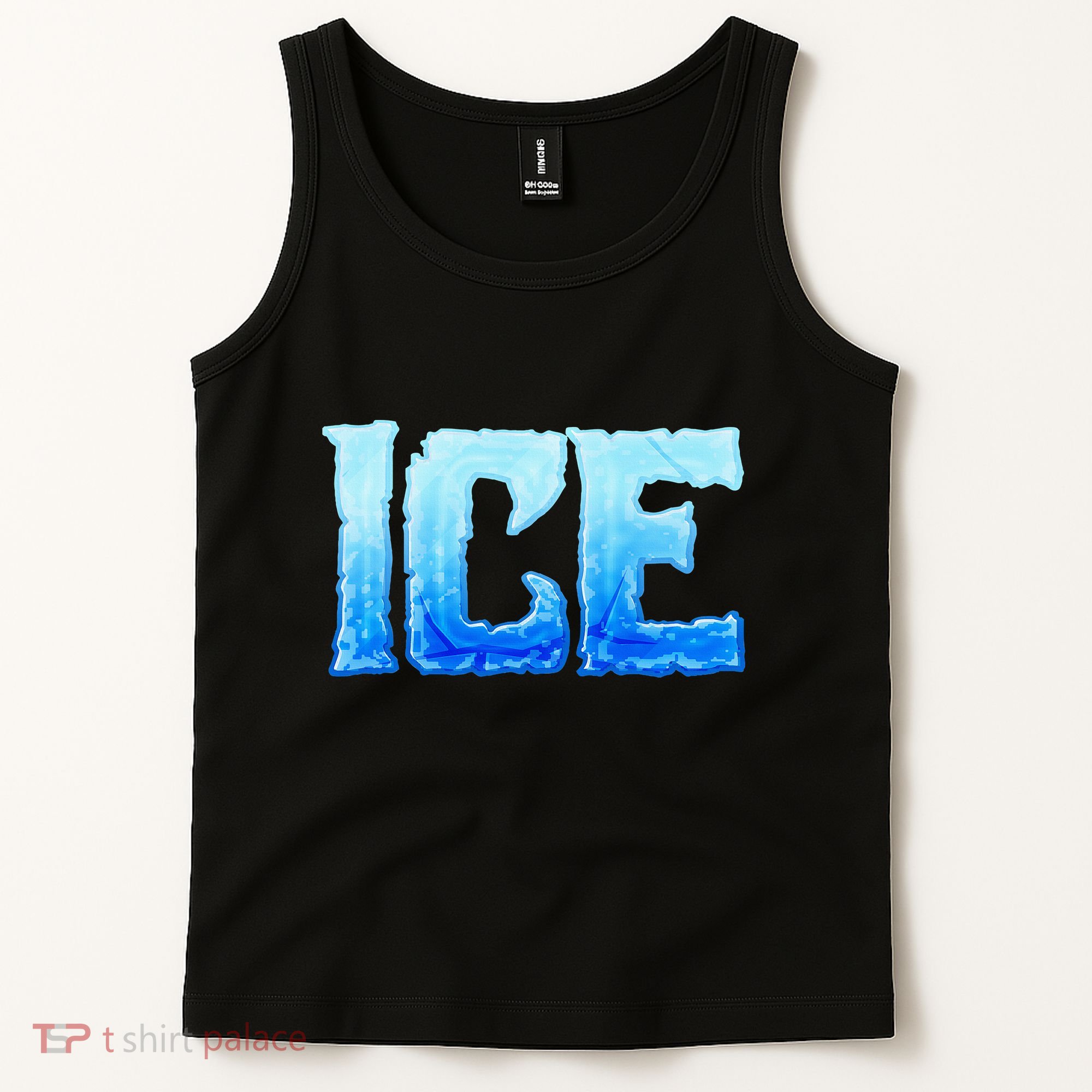 Fire And Ice Funny DIY Group Couples Halloween Costume Ice Tank Top