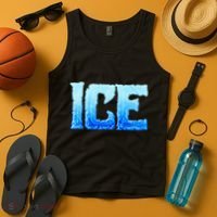 Fire And Ice Funny DIY Group Couples Halloween Costume Ice Tank Top thumb 4
