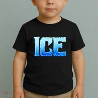 Fire And Ice Funny DIY Group Couples Halloween Costume Ice Toddler T-Shirt thumb 2