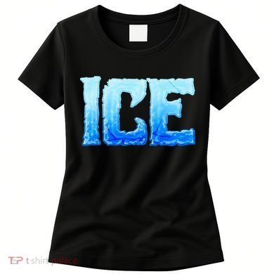Fire And Ice Funny DIY Group Couples Halloween Costume Ice Women's T-Shirt