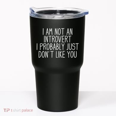 Funny Antisocial Introvert Tumbler