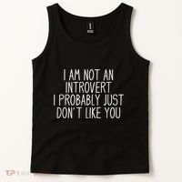 Funny Antisocial Introvert Tank Top thumb 2