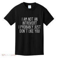 Funny Antisocial Introvert Kids T-Shirt thumb 0