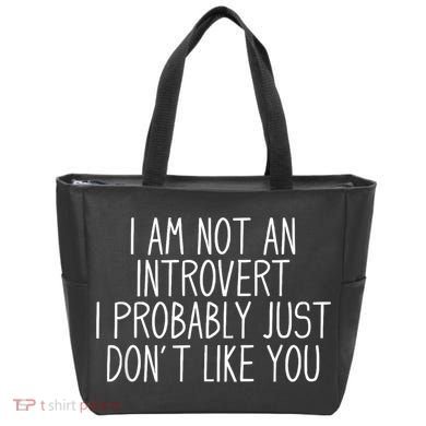 Funny Antisocial Introvert Tote Bag