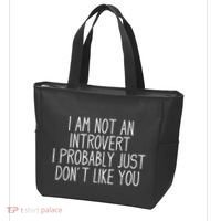 Funny Antisocial Introvert Tote Bag thumb 3