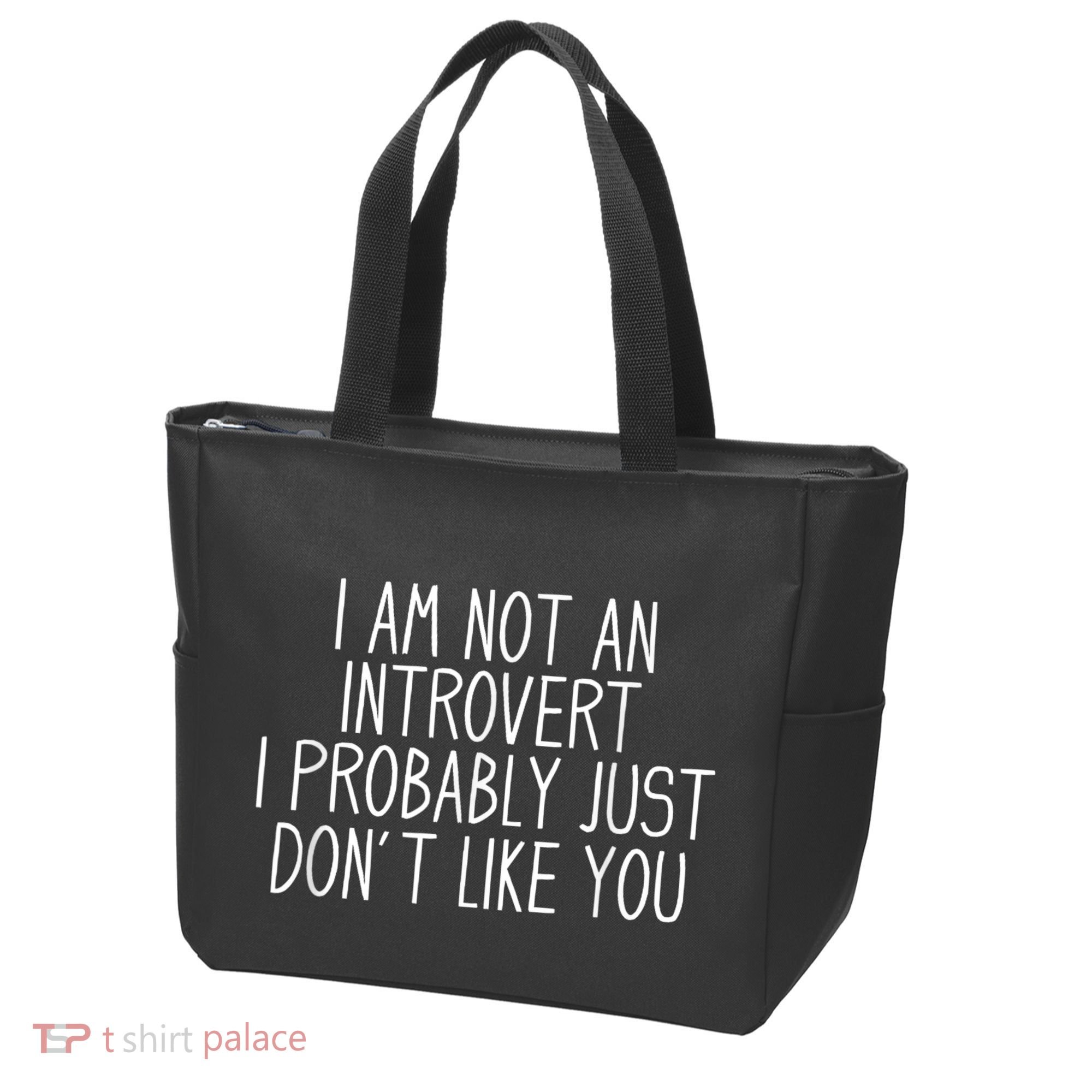 Funny Antisocial Introvert Tote Bag
