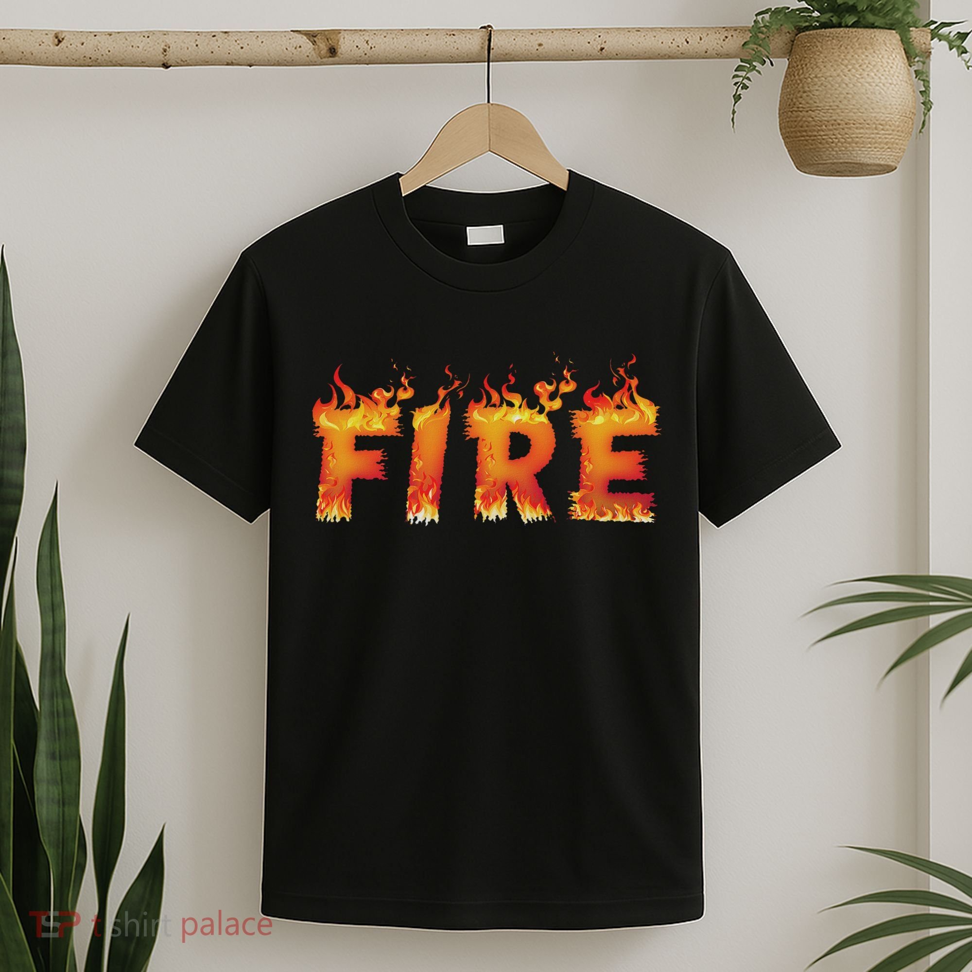 Fire And Ice Last Minute Halloween Matching Couple Costume T-Shirt