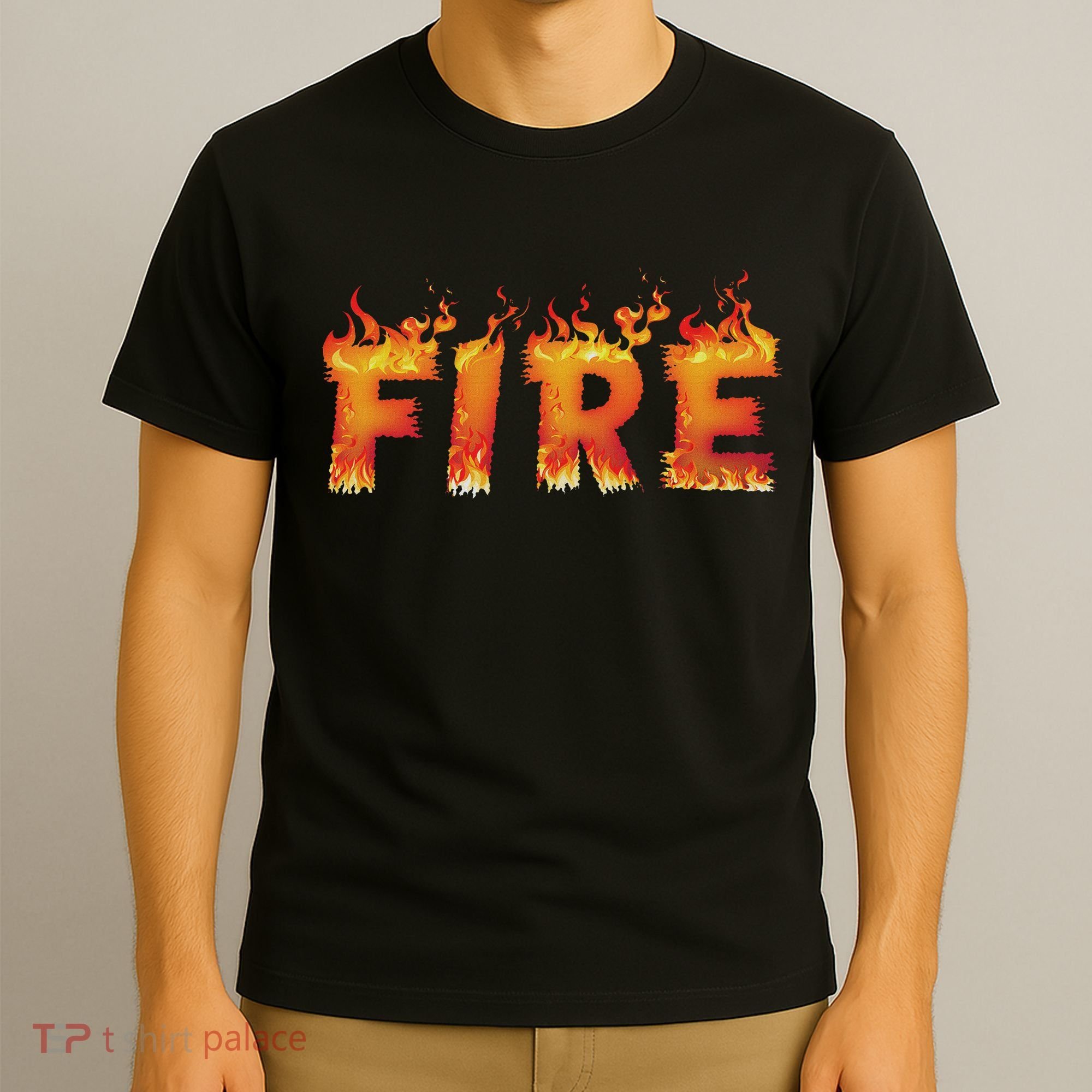 Fire And Ice Last Minute Halloween Matching Couple Costume T-Shirt
