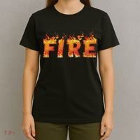 Fire And Ice Last Minute Halloween Matching Couple Costume T-Shirt thumb 4