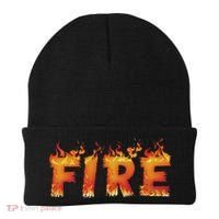 Fire And Ice Last Minute Halloween Matching Couple Costume Beanie thumb 0